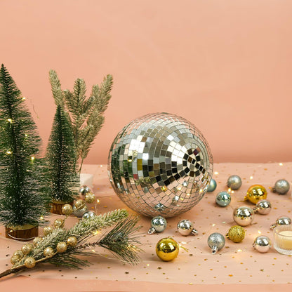 8Inch Disco Ball Decor Mirror Balls Hanging Disco for Party Decorations Wedding Home